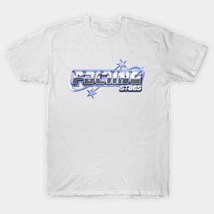 Y2K Streetwear Logo Falling Stars T-Shirt